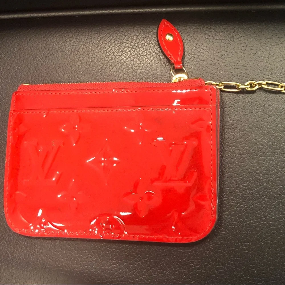 Louis Vuitton Red Key & Card Holder